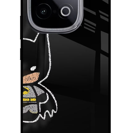 Bat Kitty iQOO Neo 10 Glass Case Back Cover by Casekaro