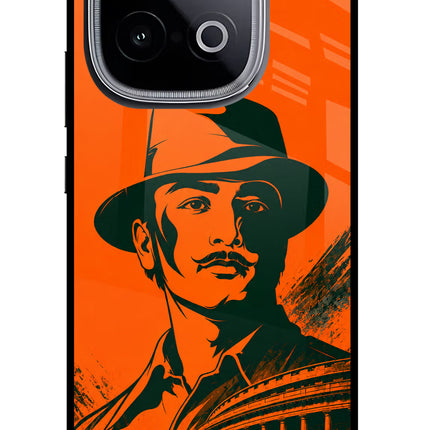 Bhagat Singh Legacy iQOO Neo 10 Glass Case Back Cover by Casekaro