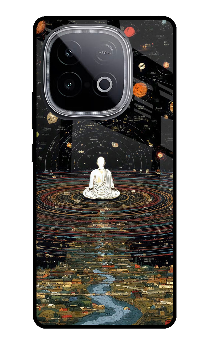 Space Monk iQOO Neo 10 Back Cover, Glass case