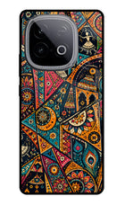Folk Print iQOO Neo 10 Glass Case