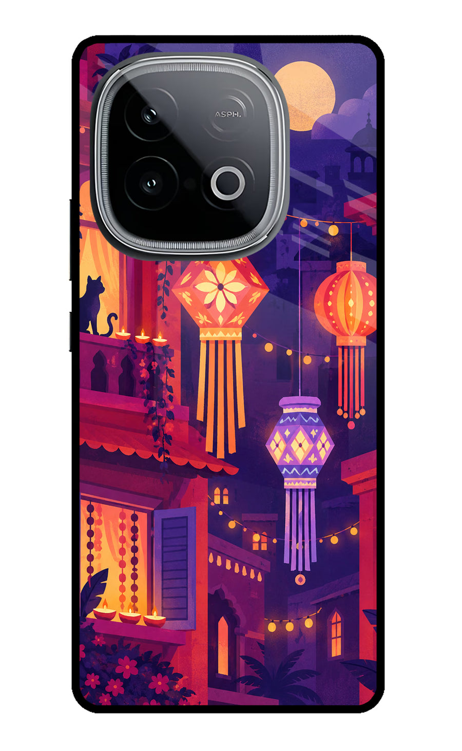 Lantern Lane iQOO Neo 10 Back Cover, Glass case