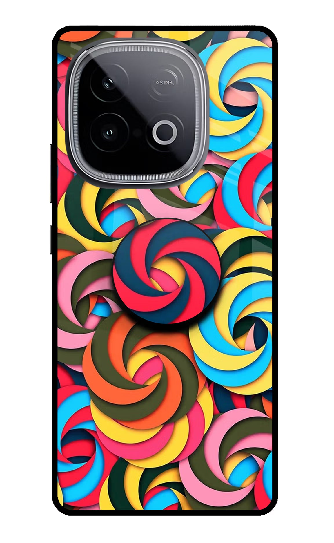 Spiral Pattern iQOO Neo 10 Pop Case by Casekaro