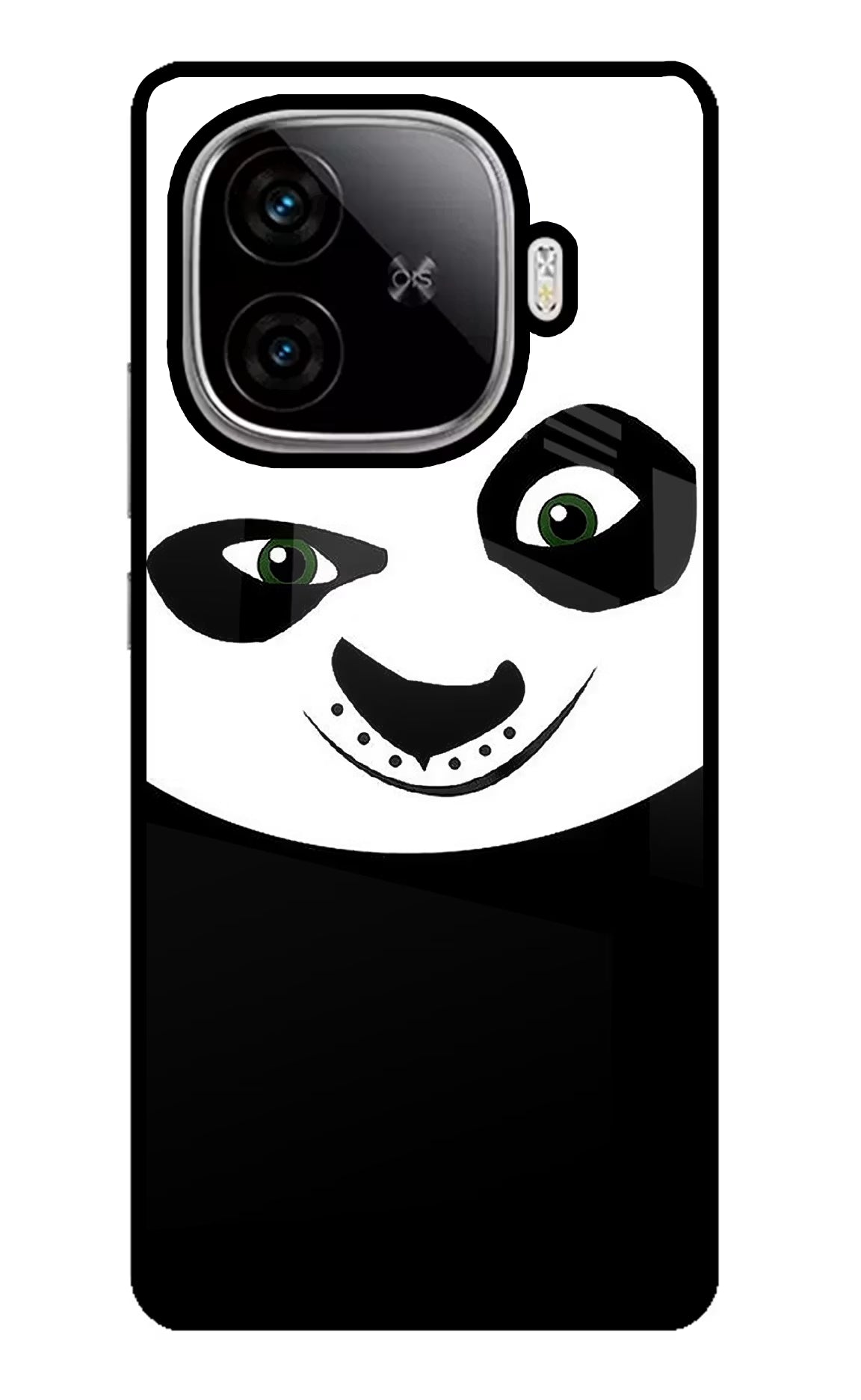 Panda iQOO Neo 10R 5G Glass Case Back Cover by Casekaro