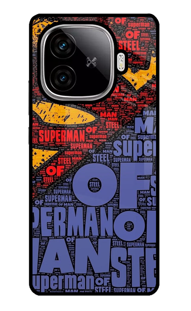 Superman iQOO Neo 10R 5G Glass Case