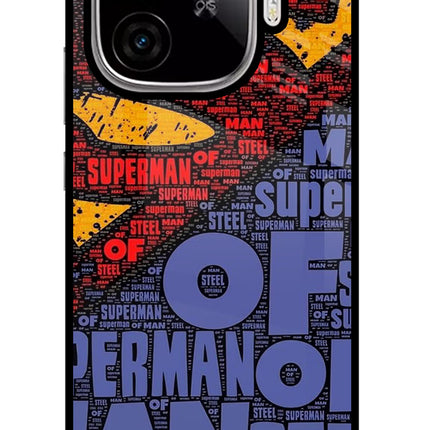 Superman iQOO Neo 10R 5G Glass Case Back Cover by Casekaro