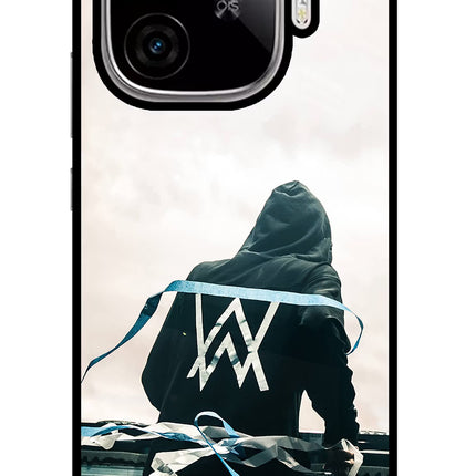 Alan Walker iQOO Neo 10R 5G Glass Case Back Cover by Casekaro