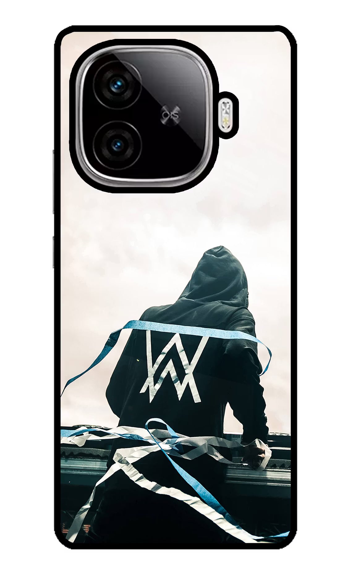 Alan Walker iQOO Neo 10R 5G Glass Case Back Cover by Casekaro