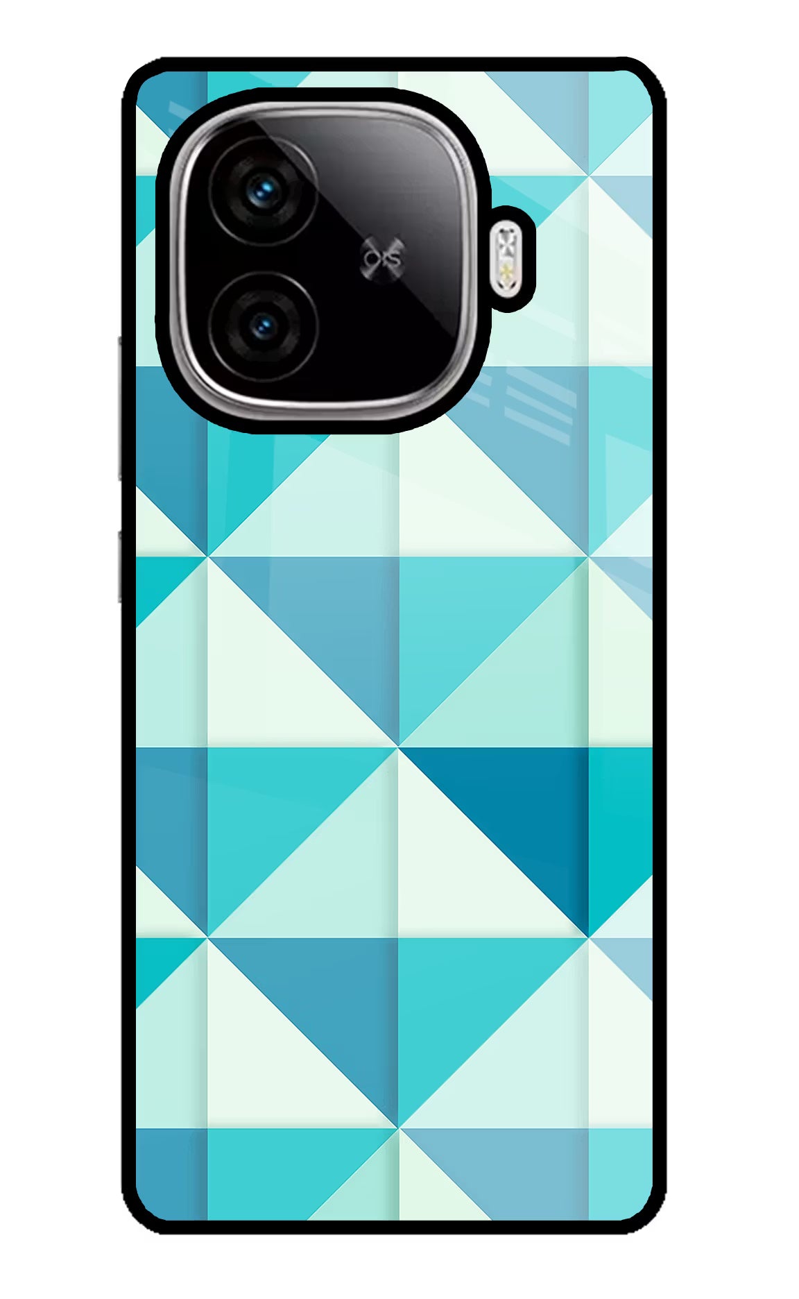 Abstract iQOO Neo 10R 5G Glass Case Back Cover by Casekaro