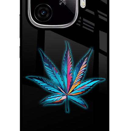 Weed iQOO Neo 10R 5G Glass Case Back Cover by Casekaro