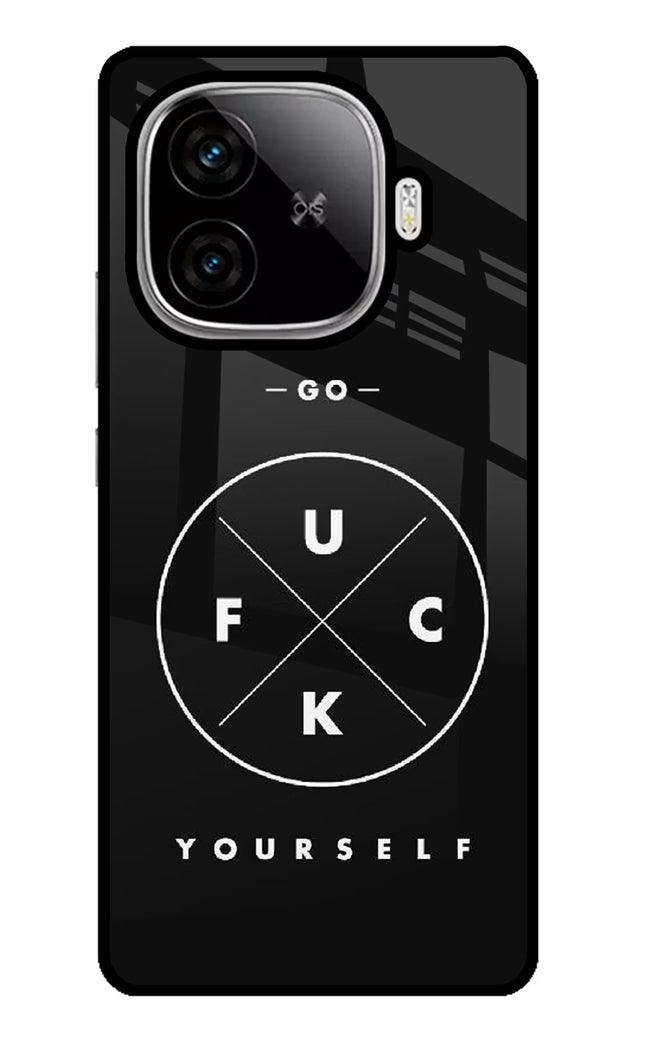 Go Fuck Yourself iQOO Neo 10R 5G Glass Case