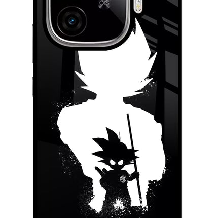 Goku Shadow iQOO Neo 10R 5G Glass Case Back Cover by Casekaro