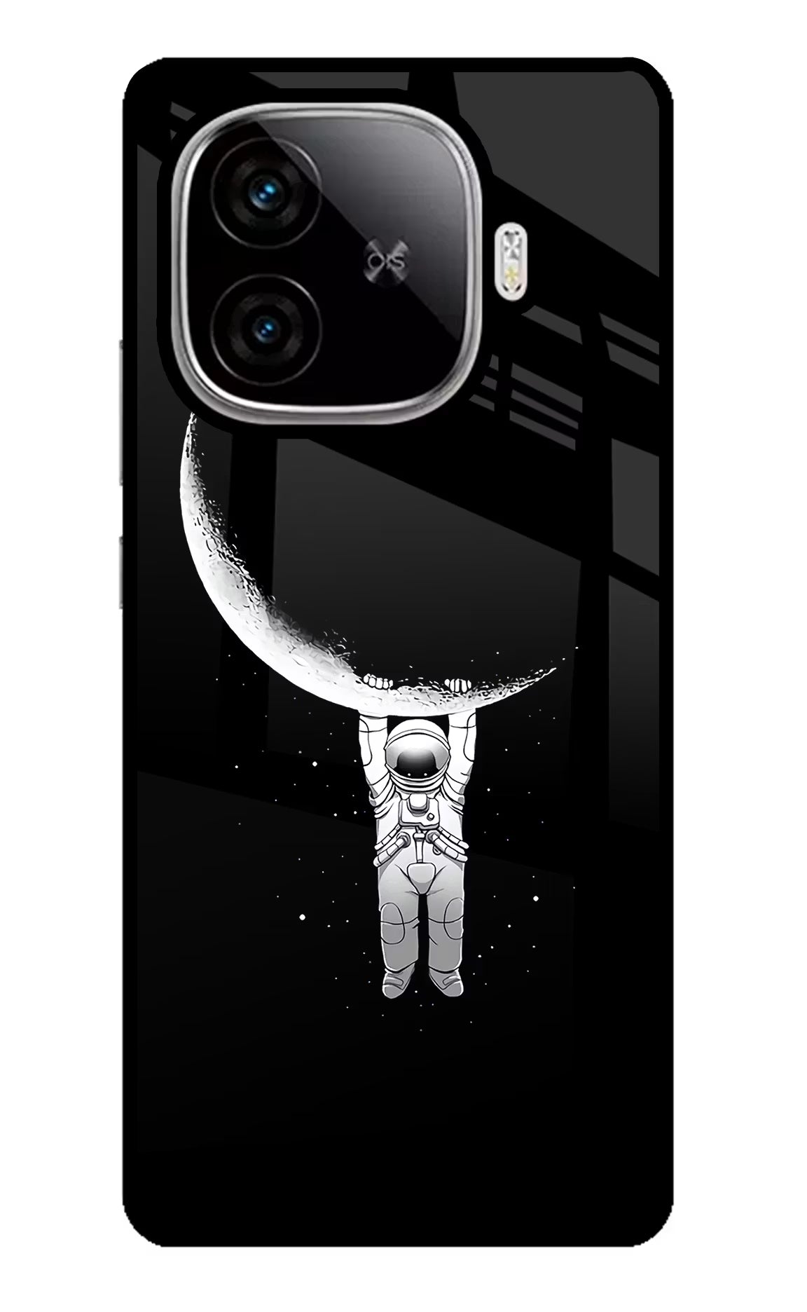Moon Space iQOO Neo 10R 5G Glass Case Back Cover by Casekaro