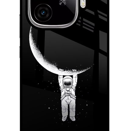 Moon Space iQOO Neo 10R 5G Glass Case Back Cover by Casekaro