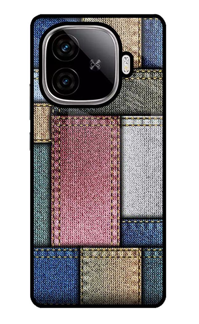 Multicolor Jeans iQOO Neo 10R 5G Glass Case