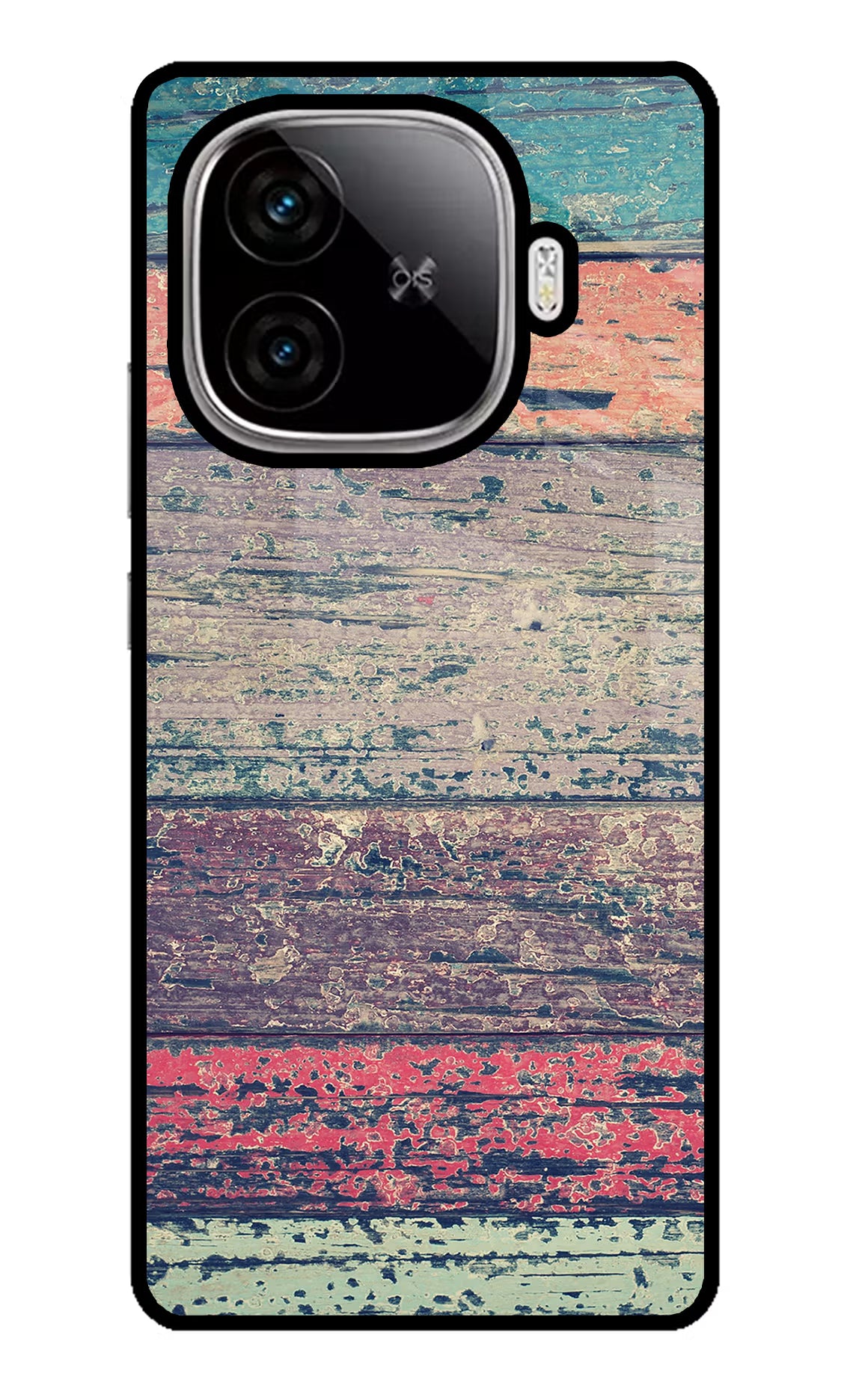 Colourful Wall iQOO Neo 10R 5G Glass Case Back Cover by Casekaro