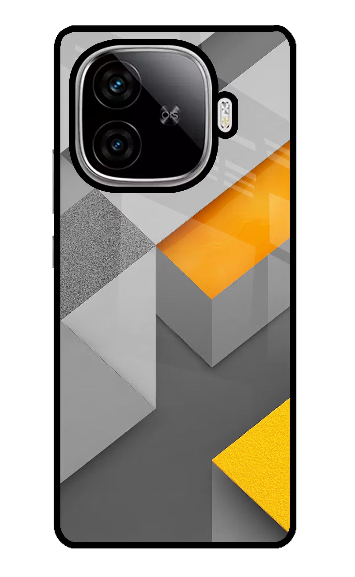 Abstract iQOO Neo 10R 5G Glass Case Back Cover by Casekaro