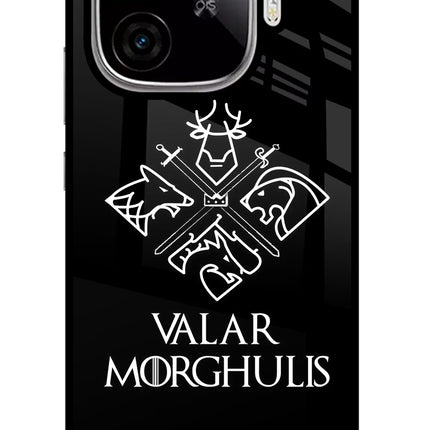 Valar Morghulis | Game Of Thrones iQOO Neo 10R 5G Glass Case Back Cover by Casekaro