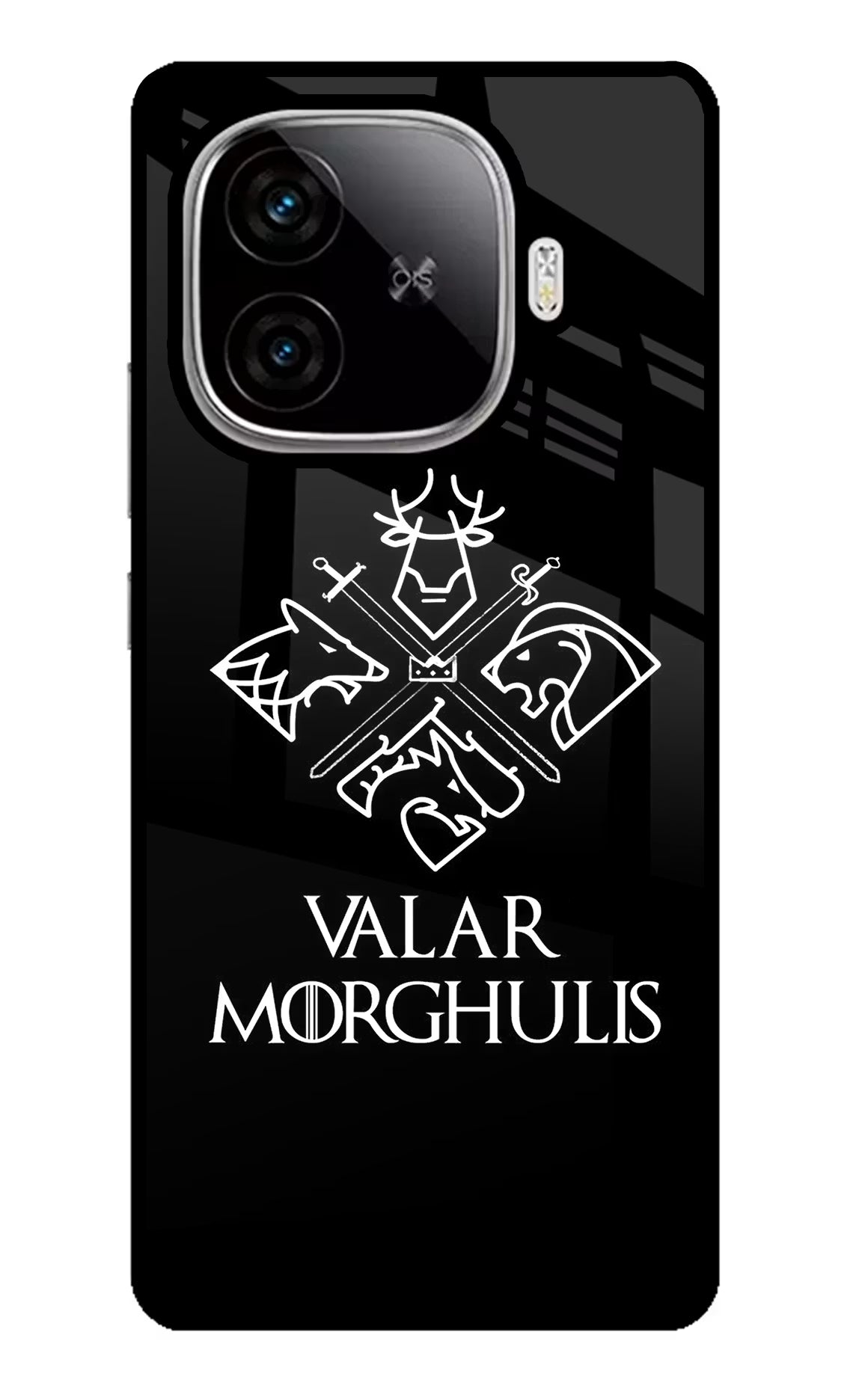 Valar Morghulis | Game Of Thrones iQOO Neo 10R 5G Glass Case Back Cover by Casekaro
