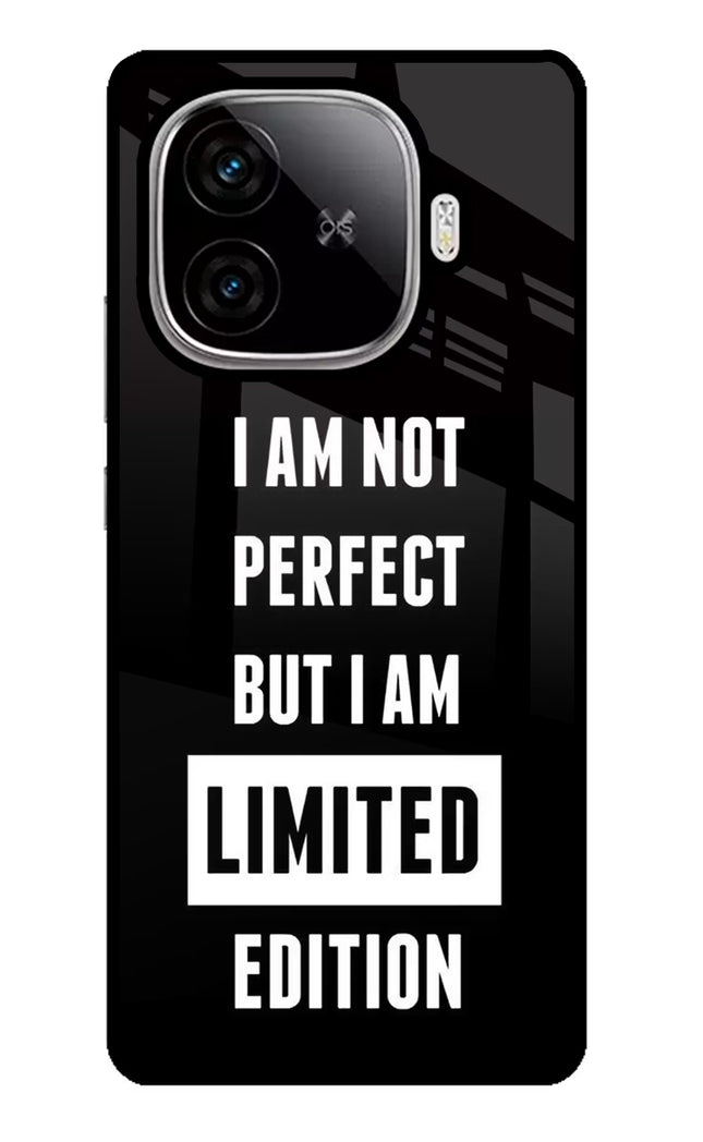 I Am Not Perfect But I Am Limited Edition iQOO Neo 10R 5G Glass Case