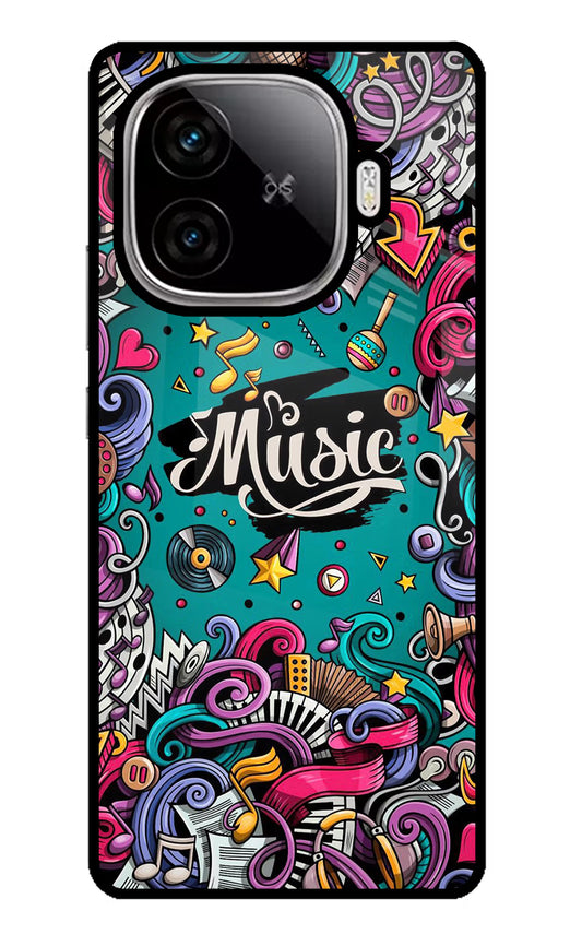 Music Graffiti iQOO Neo 10R 5G Glass Case