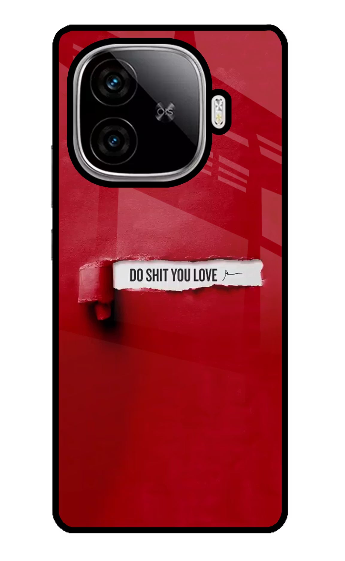 Do Shit You Love iQOO Neo 10R 5G Glass Case Back Cover by Casekaro