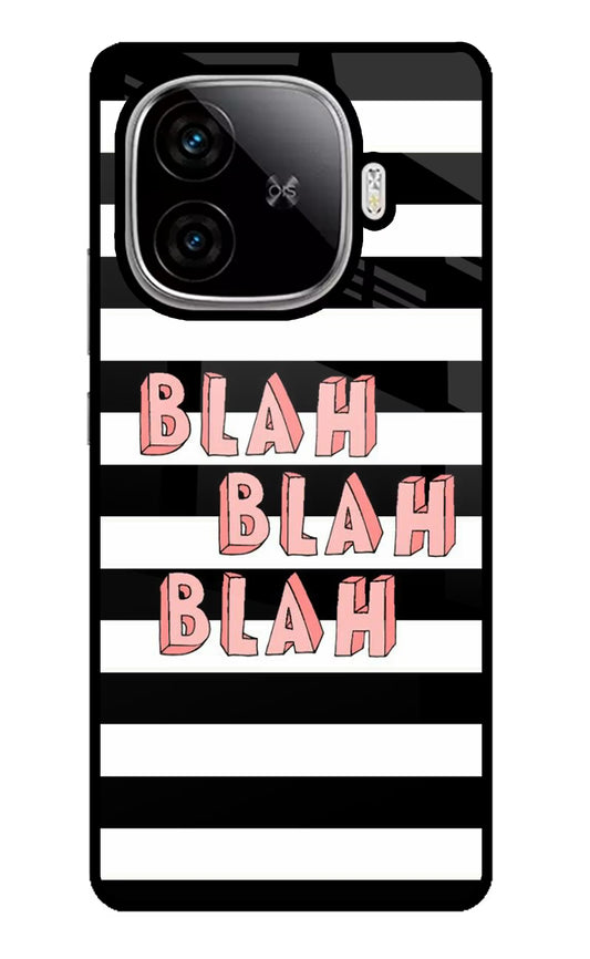 Blah Blah Blah iQOO Neo 10R 5G Glass Case
