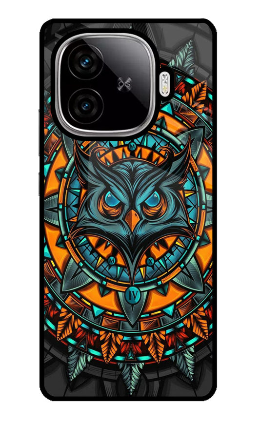 Angry Owl Art iQOO Neo 10R 5G Glass Case