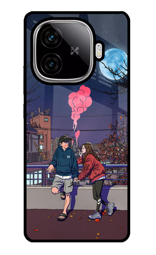 Chilling Couple iQOO Neo 10R 5G Glass Case