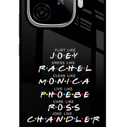 FRIENDS Character iQOO Neo 10R 5G Glass Case