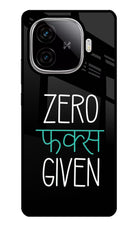 Zero Fucks Given iQOO Neo 10R 5G Glass Case