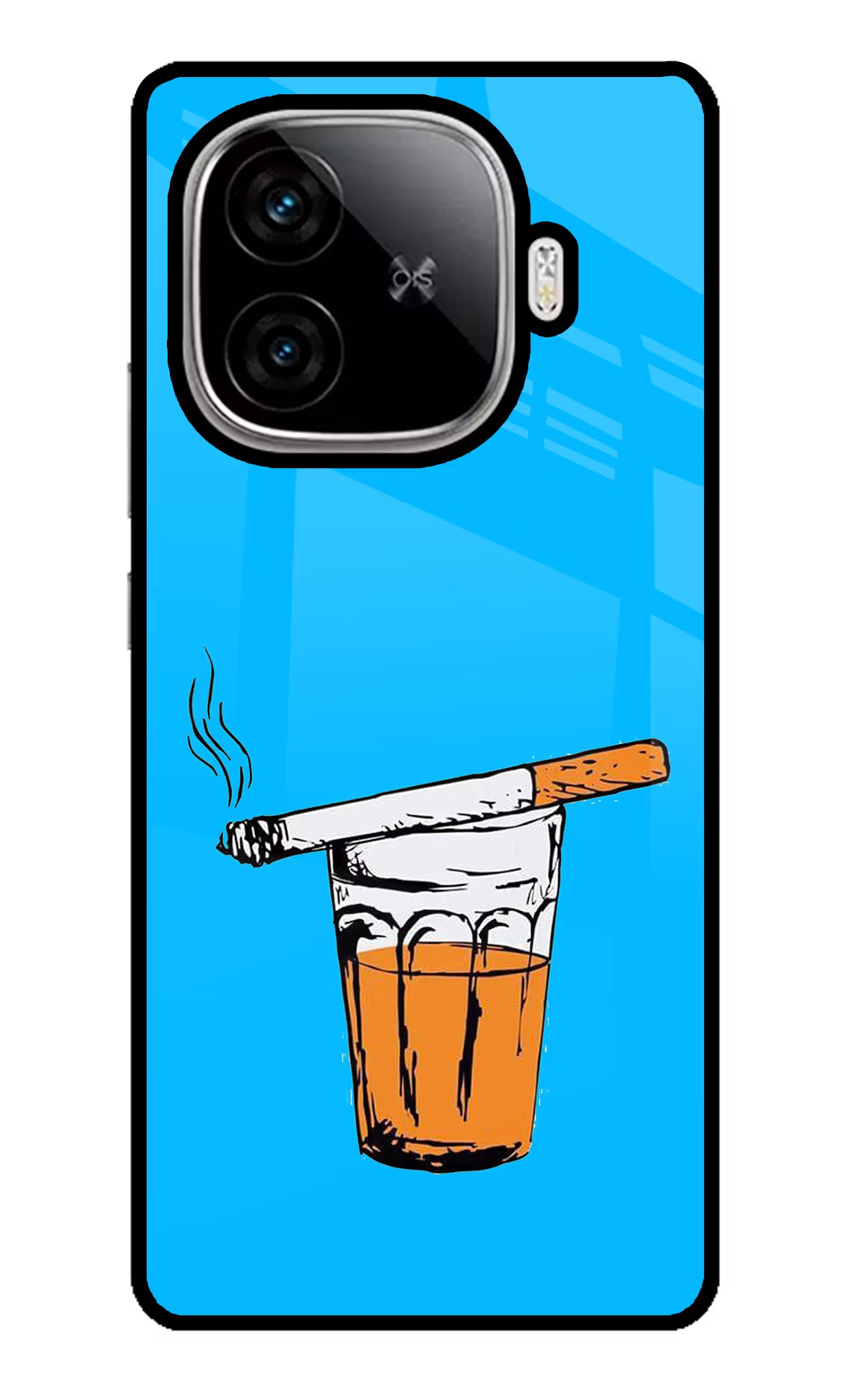 Chai Sutta iQOO Neo 10R 5G Glass Case Back Cover by Casekaro
