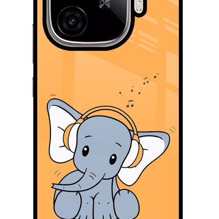 High On Music iQOO Neo 10R 5G Glass Case Back Cover by Casekaro