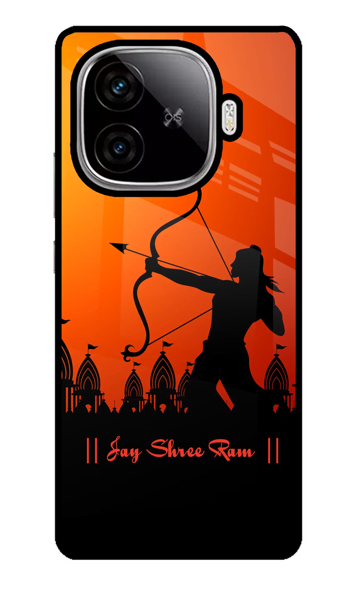 Lord Ram - 4 iQOO Neo 10R 5G Glass Case Back Cover by Casekaro