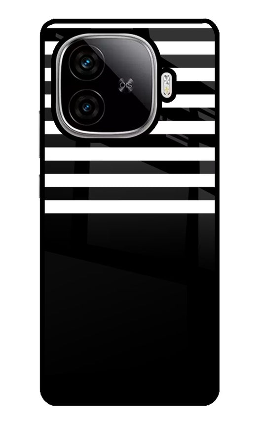 Black and White Print iQOO Neo 10R 5G Glass Case