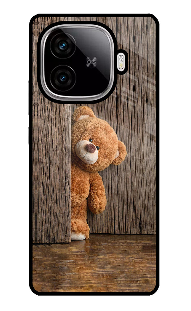 Teddy Wooden iQOO Neo 10R 5G Glass Case