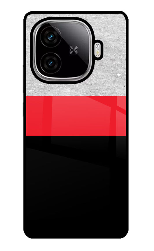 Tri Color Pattern iQOO Neo 10R 5G Glass Case