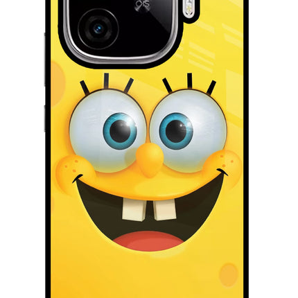 Sponge 1 iQOO Neo 10R 5G Glass Case Back Cover by Casekaro