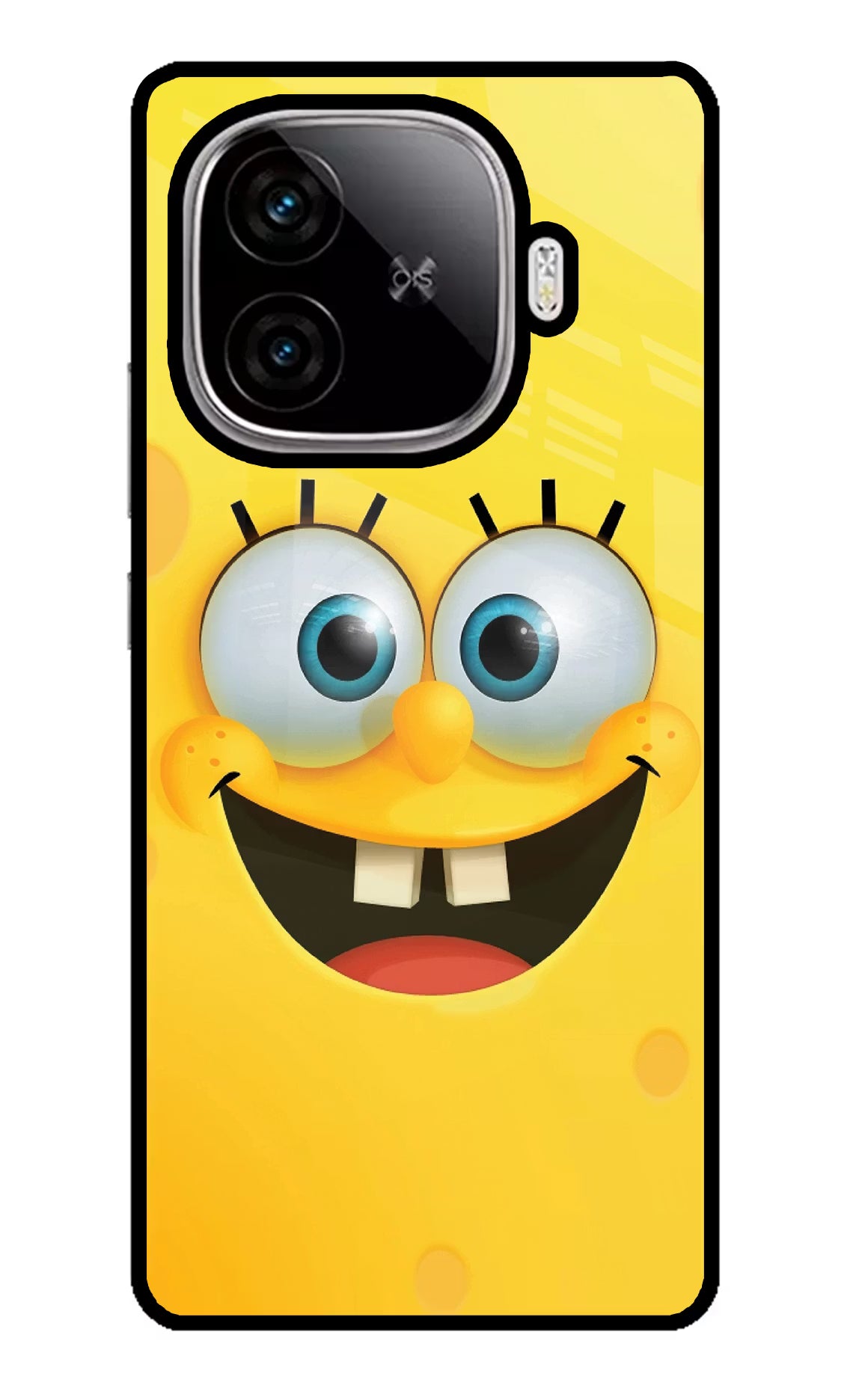 Sponge 1 iQOO Neo 10R 5G Glass Case Back Cover by Casekaro
