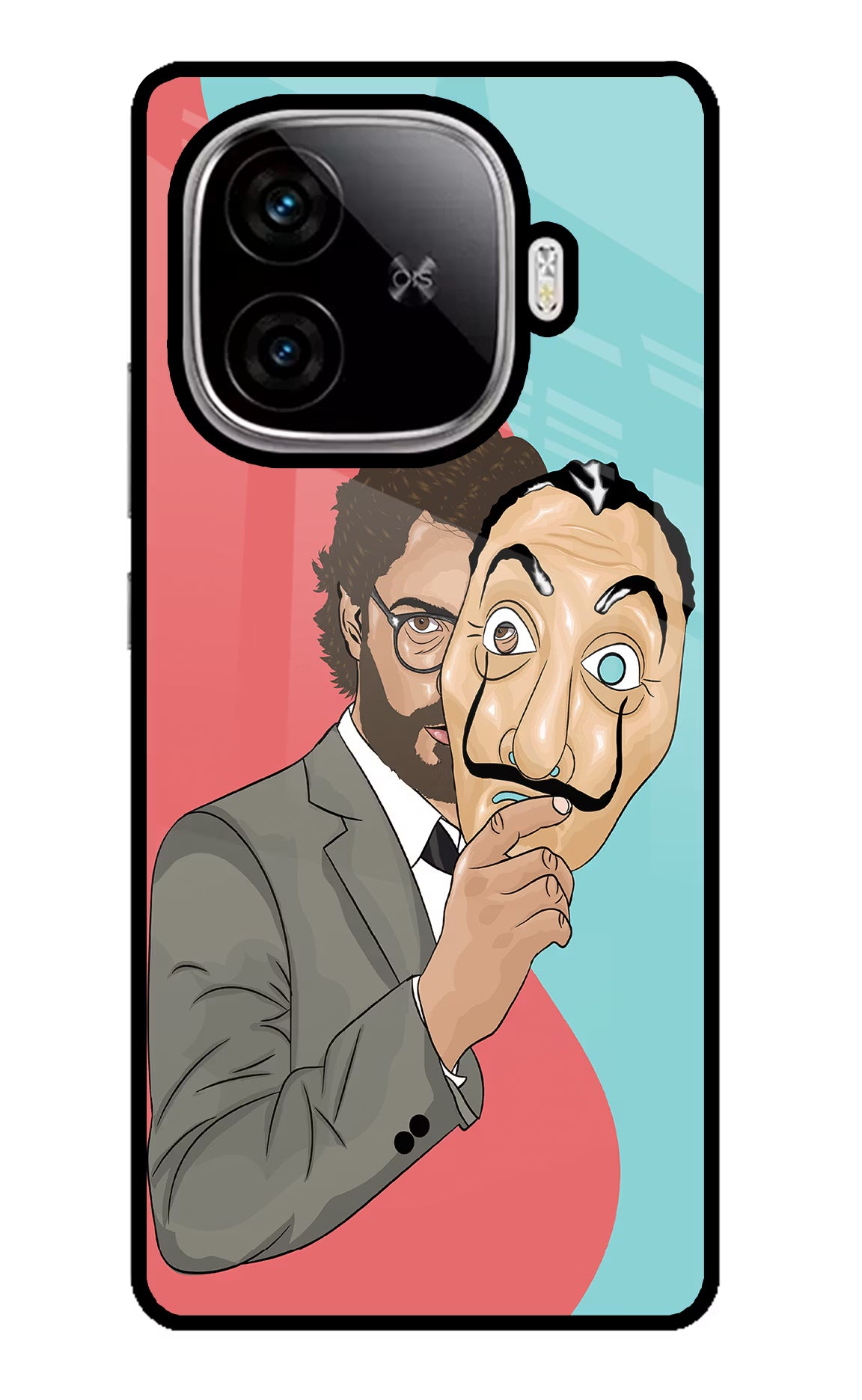 Professor iQOO Neo 10R 5G Glass Case Back Cover by Casekaro