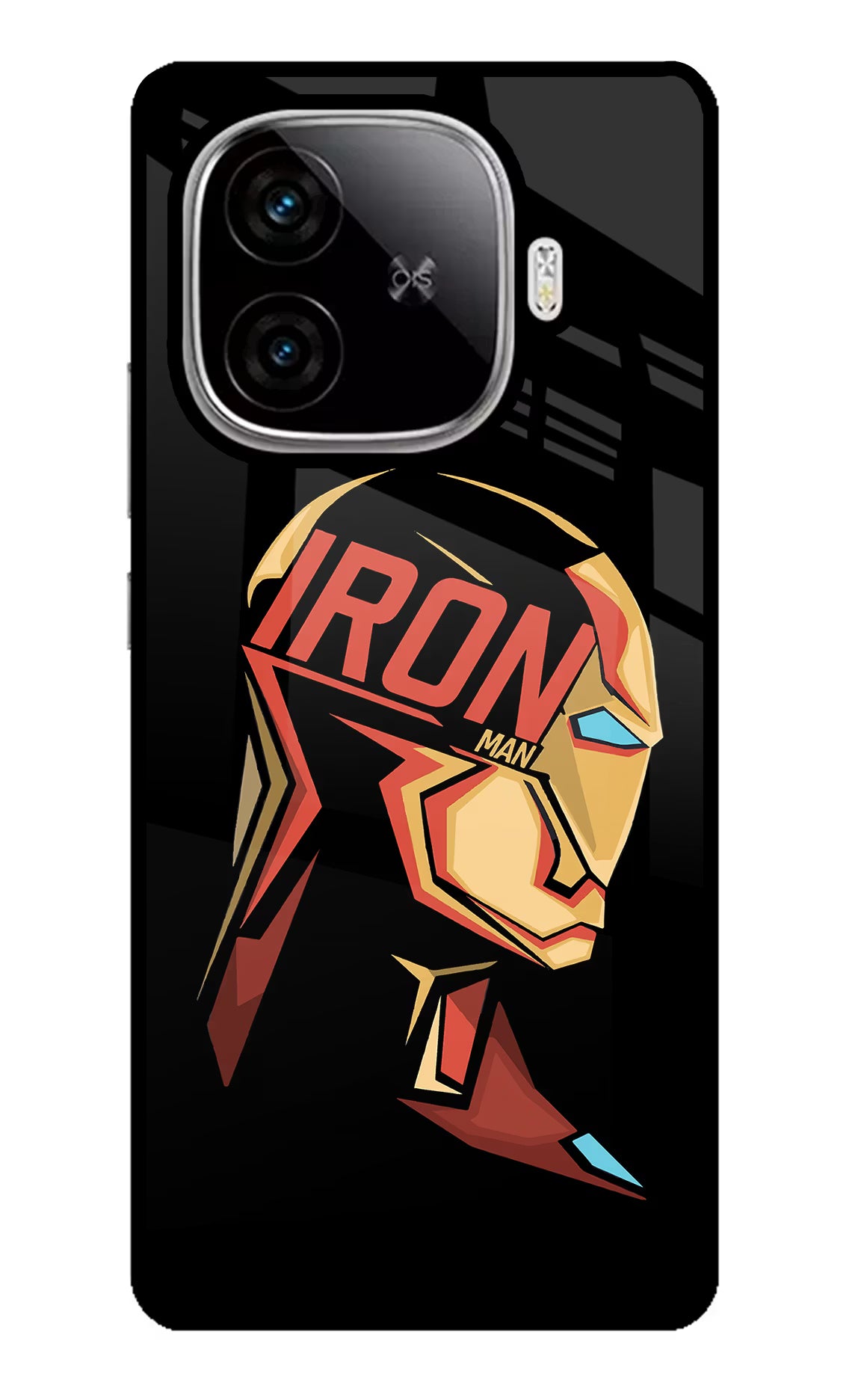 IronMan iQOO Neo 10R 5G Glass Case Back Cover by Casekaro