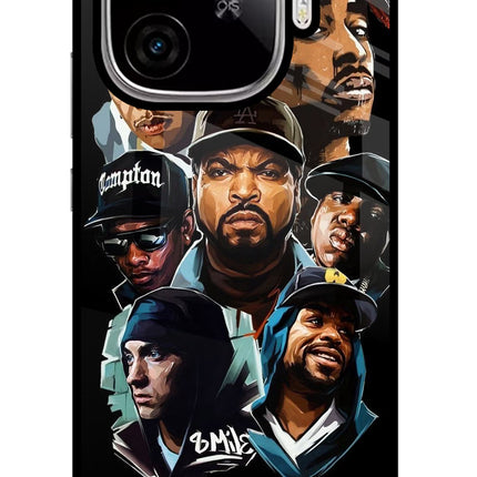 Rappers iQOO Neo 10R 5G Glass Case Back Cover by Casekaro
