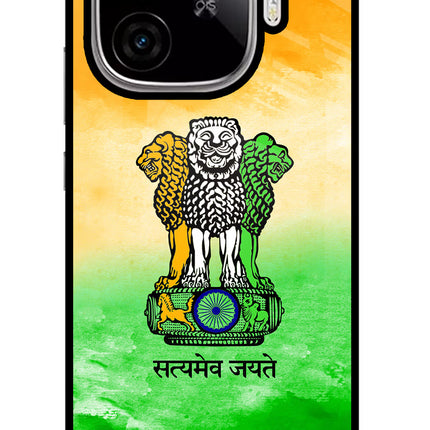 Satyamev Jayate Flag iQOO Neo 10R 5G Glass Case