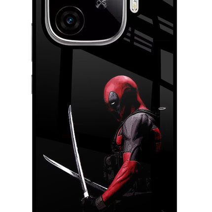 Deadpool iQOO Neo 10R 5G Glass Case Back Cover by Casekaro