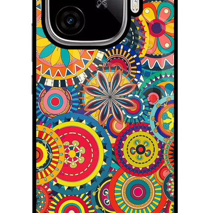 Gol Gol Art iQOO Neo 10R 5G Glass Case Back Cover by Casekaro