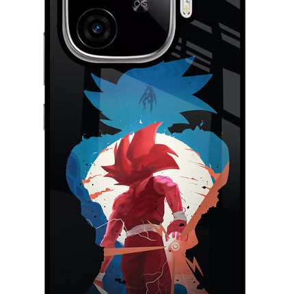 Goku iQOO Neo 10R 5G Glass Case Back Cover by Casekaro