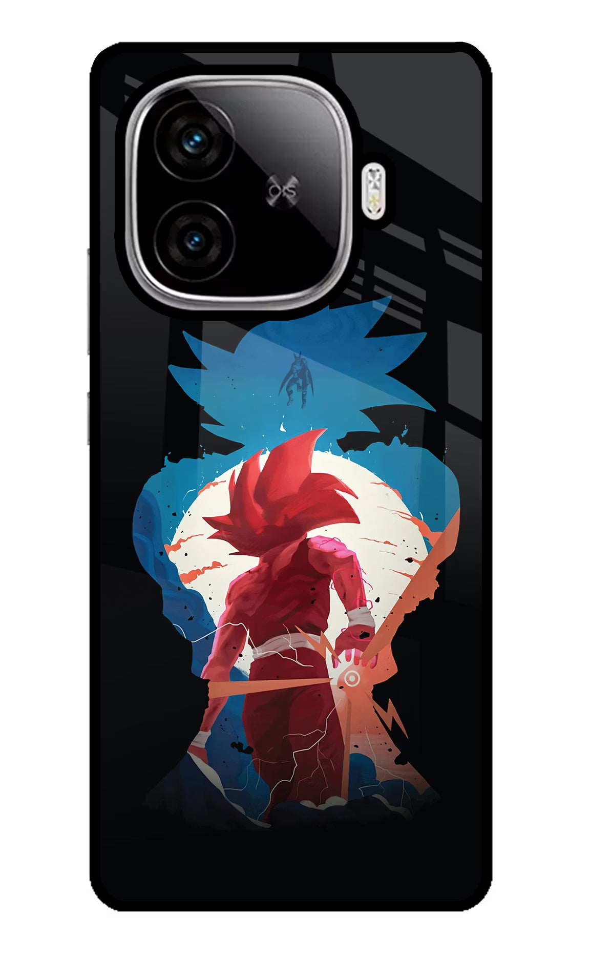 Goku iQOO Neo 10R 5G Glass Case Back Cover by Casekaro
