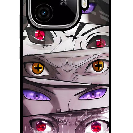 Naruto Anime iQOO Neo 10R 5G Glass Case Back Cover by Casekaro