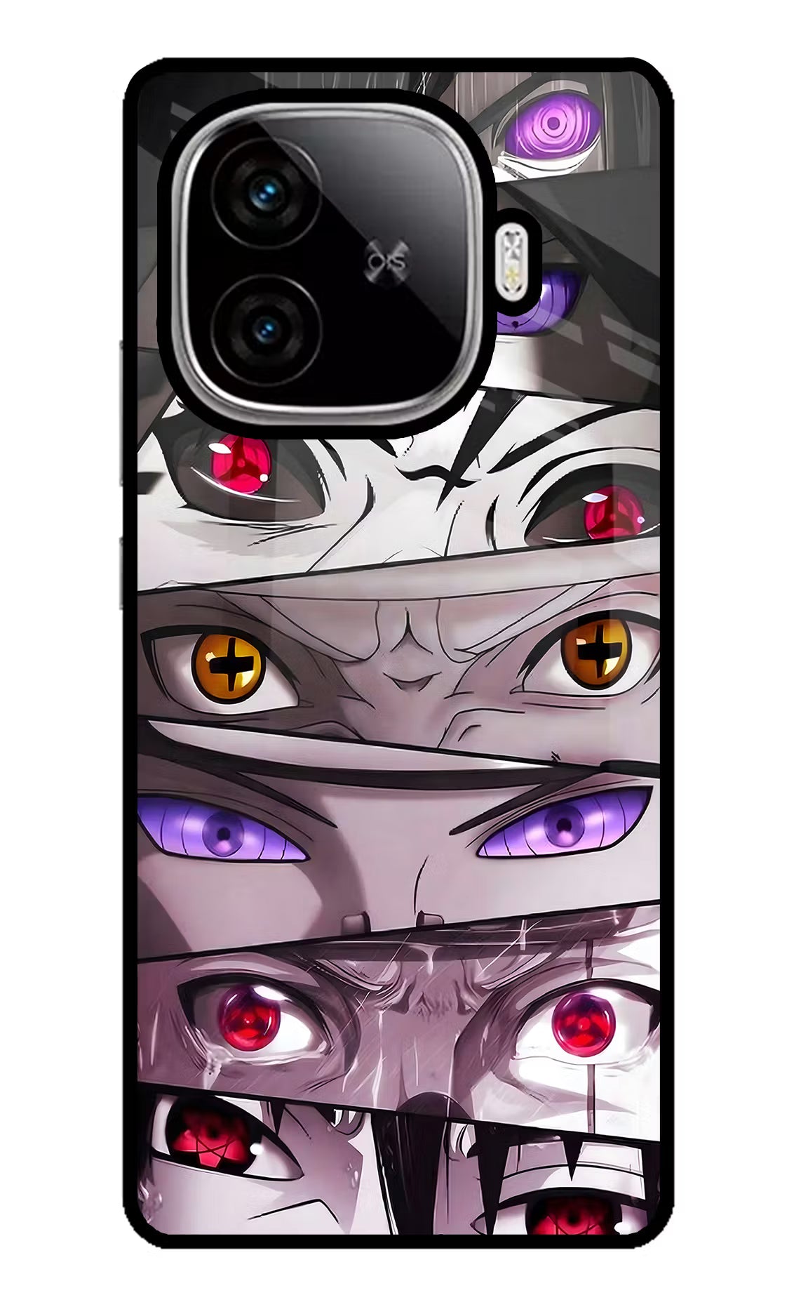 Naruto Anime iQOO Neo 10R 5G Glass Case Back Cover by Casekaro