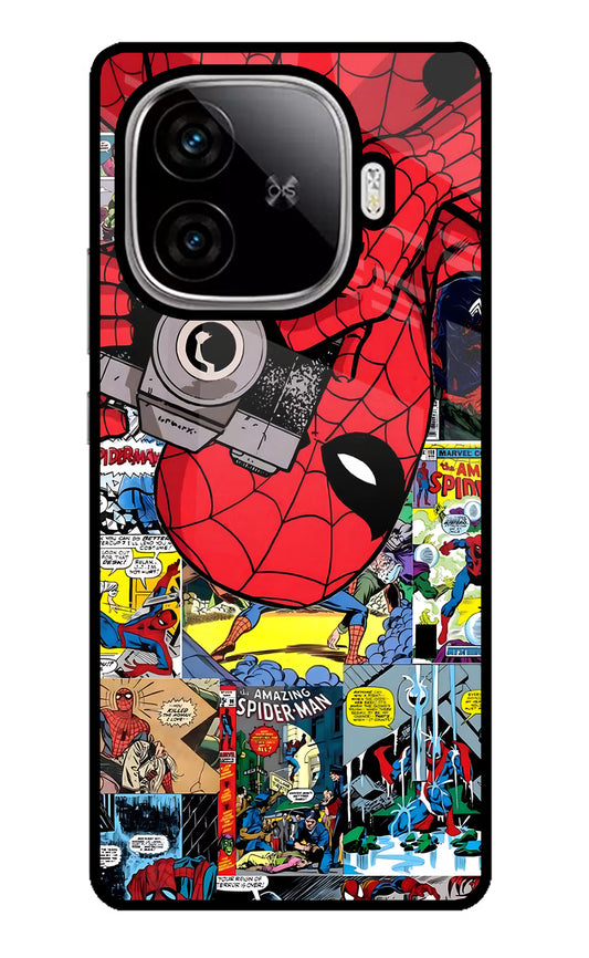Spider Man iQOO Neo 10R 5G Glass Case