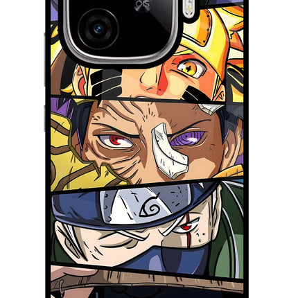 Naruto Character iQOO Neo 10R 5G Glass Case